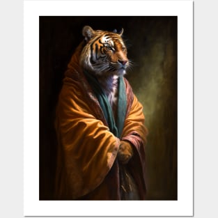 Royal Portrait of a Tiger Posters and Art